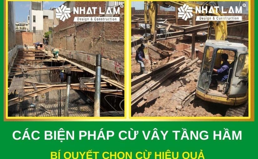 Các phương pháp thi công tầng hầm nhà phố