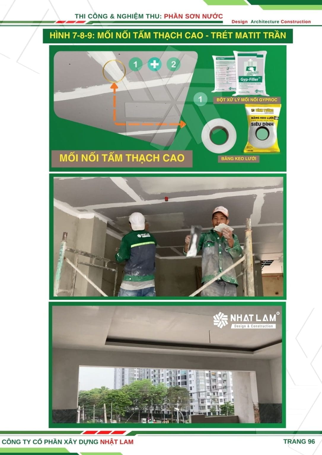 Quy Trình Thi Công & Nghiệm Thu Sơn Nước - NhatLamHouse