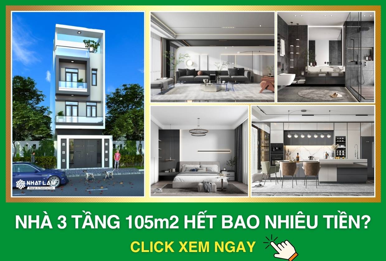 Chi Phí Xây Nhà 3 Tầng 105m2