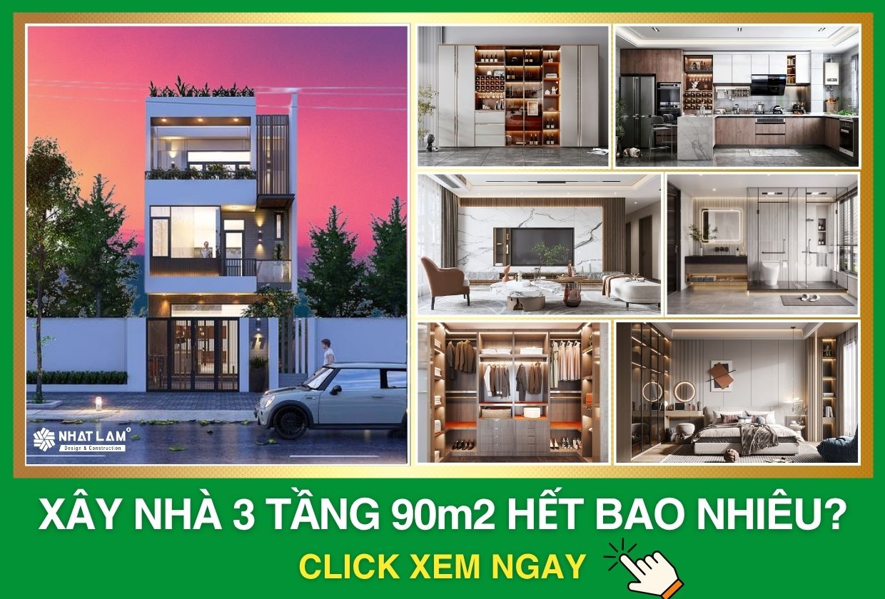 Chi Phí Xây Nhà 3 Tầng 90m2