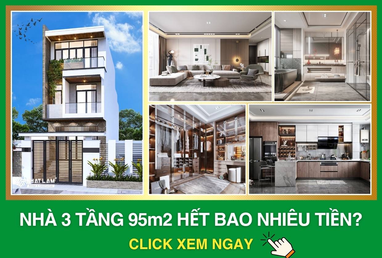 Chi Phí Xây Nhà 3 Tầng 95m2