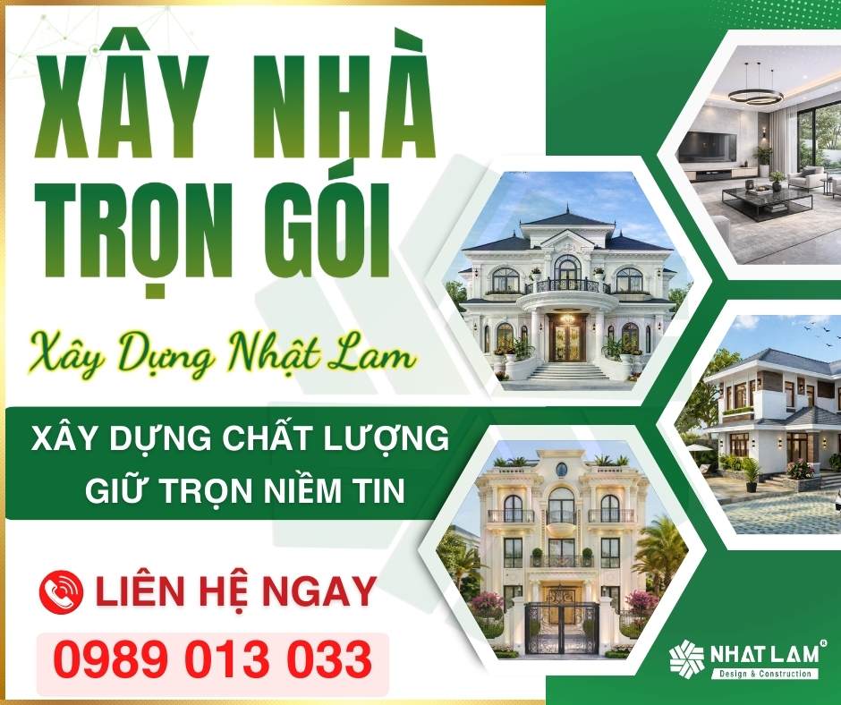 Dịch vụ xây nhà trọn gói tại TPHCM - Nhật Lam House chuyên thi công nhà phố