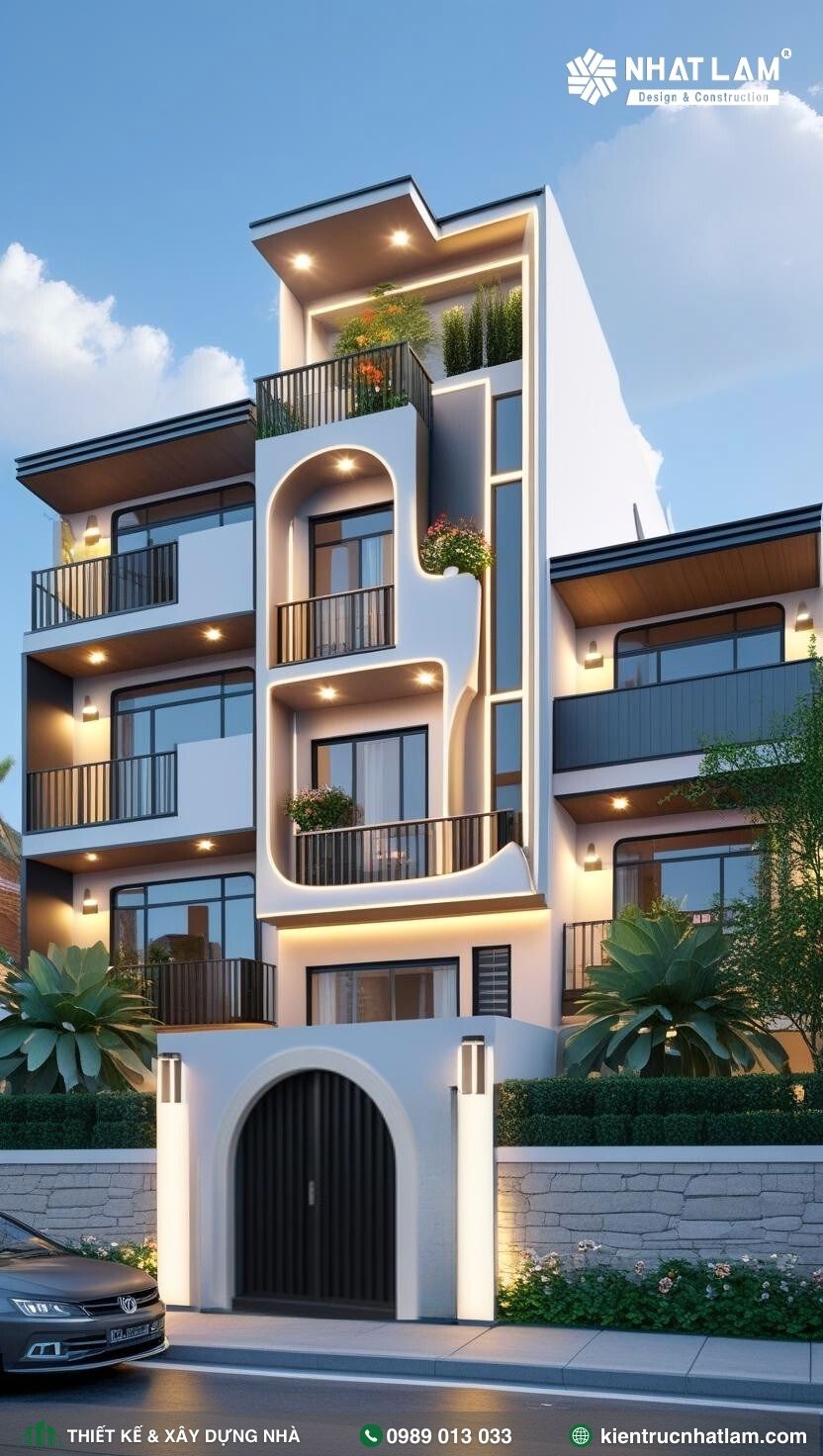 Mẫu Nhà 3 Tầng 1 Tum – Mẫu 01