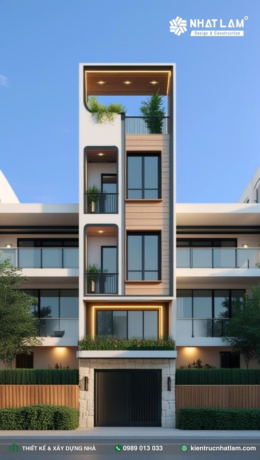 Mẫu Nhà Phố 4 Tầng – Mẫu 41