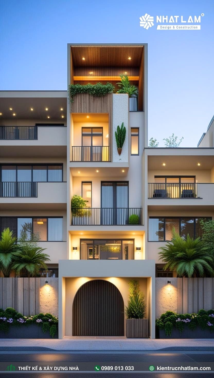 Mẫu Nhà Phố 4 Tầng – Mẫu 46