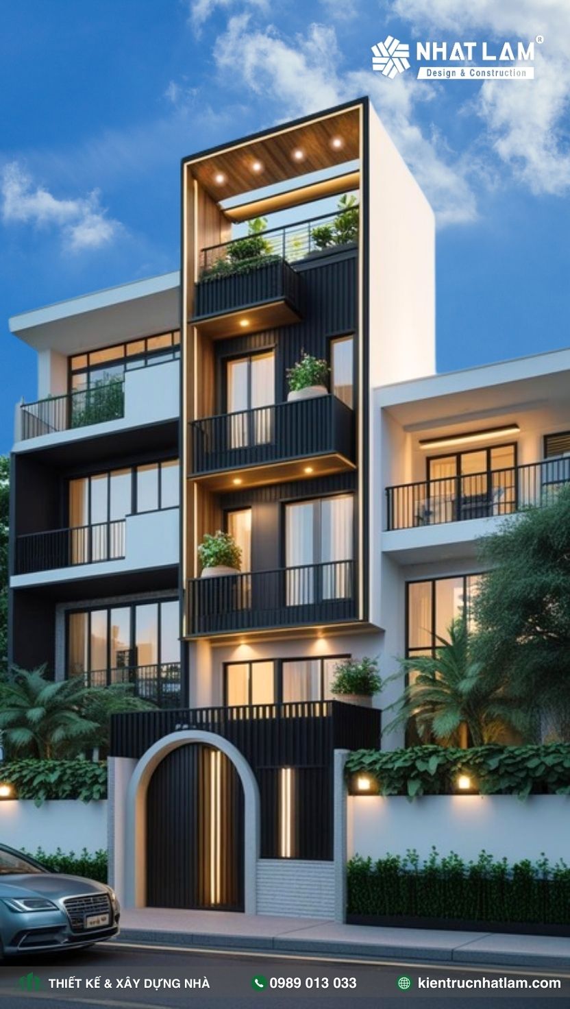 Mẫu Nhà Phố 4 Tầng – Mẫu 47