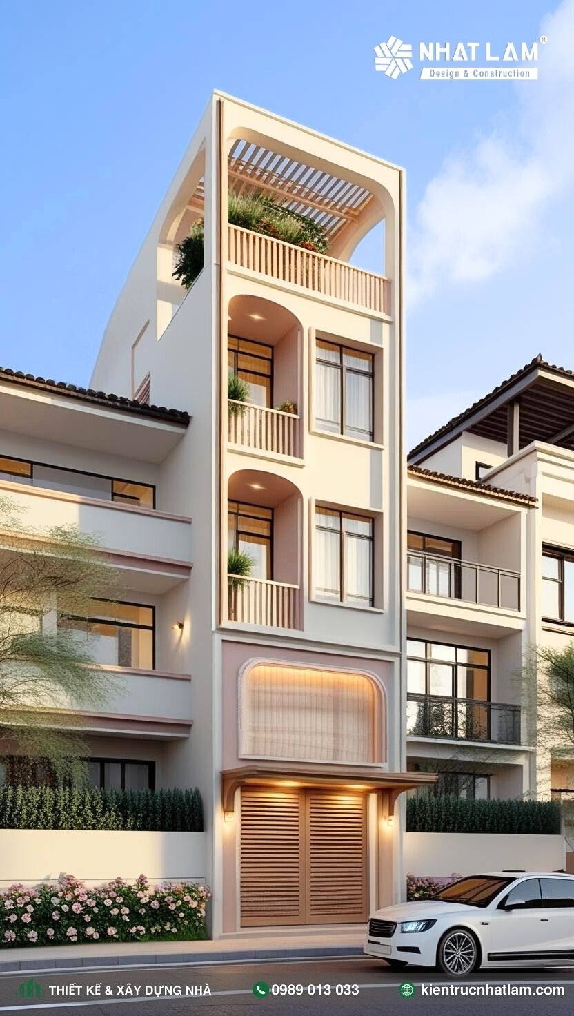 Mẫu Nhà Phố 4 Tầng – Mẫu 59