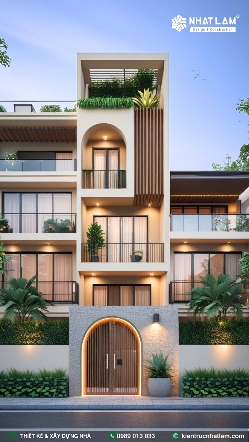 Mẫu Nhà 3 Tầng 1 Tum – Mẫu 22