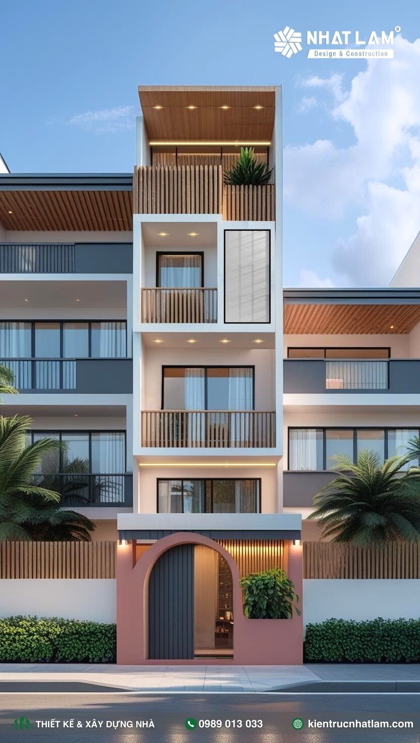 Mẫu Nhà Phố 4 Tầng – Mẫu 60