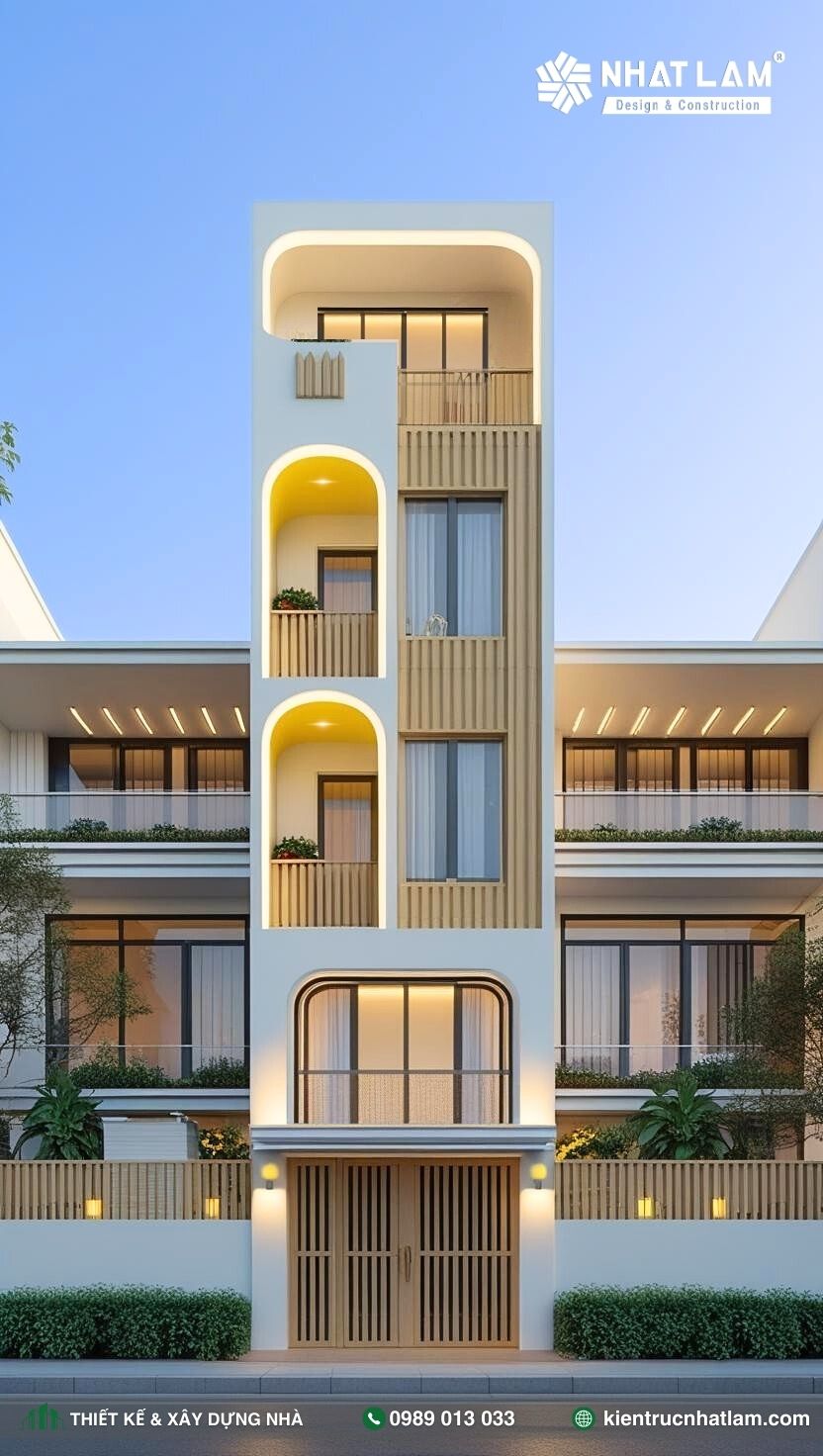 Mẫu Nhà Phố 4 Tầng – Mẫu 62