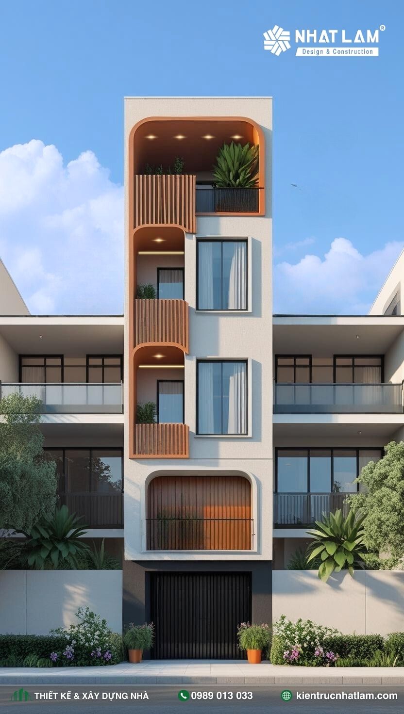 Mẫu Nhà Phố 4 Tầng – Mẫu 67