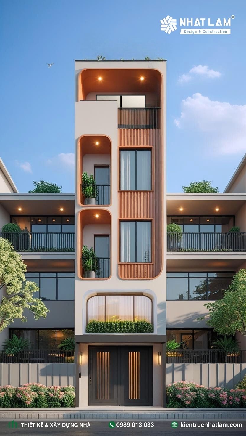 Mẫu Nhà Phố 4 Tầng – Mẫu 69