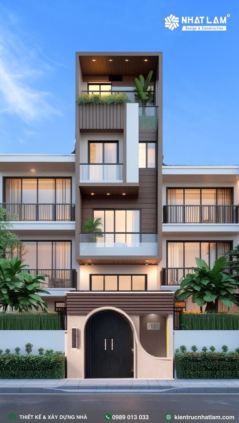 Mẫu Nhà 3 Tầng 1 Tum – Mẫu 34