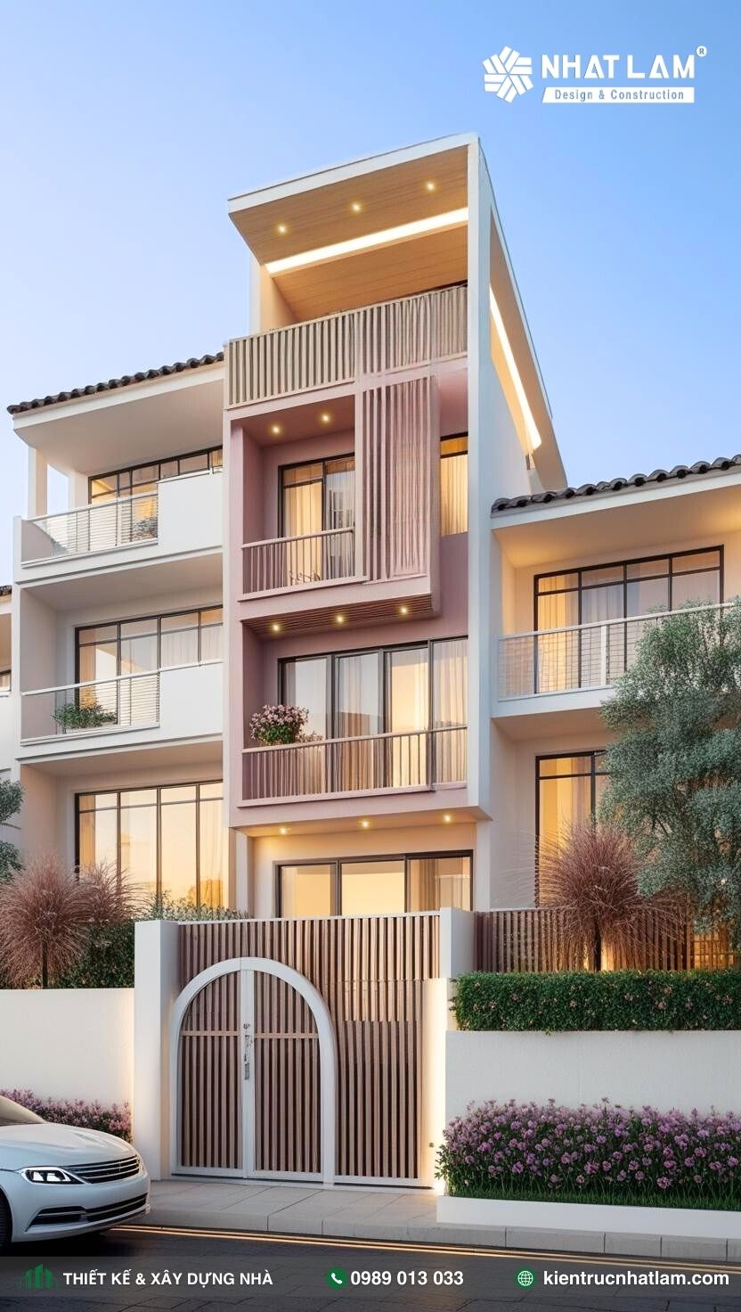 Mẫu Nhà Phố 4 Tầng – Mẫu 76