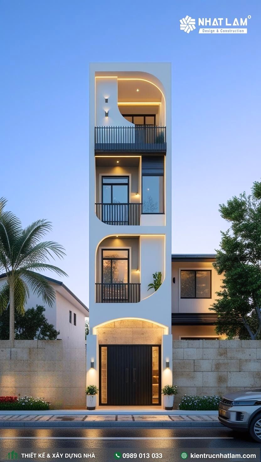 Mẫu Nhà 3 Tầng 1 Tum – Mẫu 04