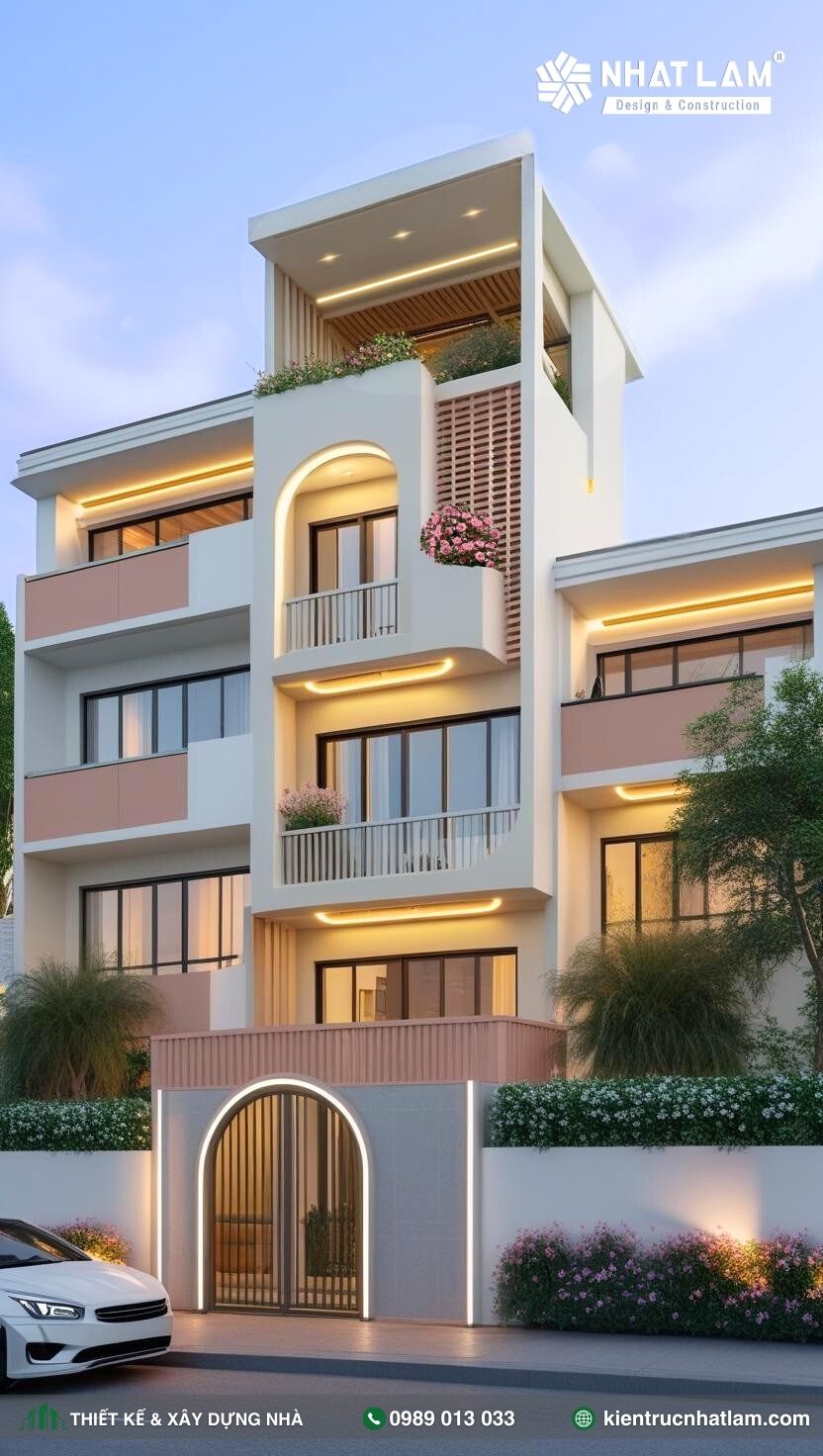 Mẫu Nhà Phố 4 Tầng – Mẫu 78