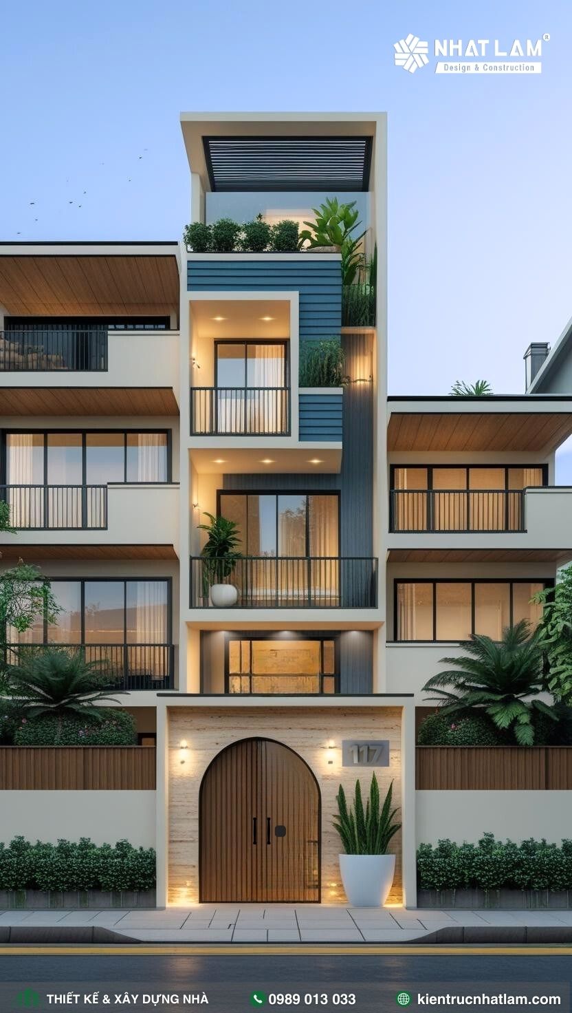 Mẫu Nhà 3 Tầng 1 Tum – Mẫu 42