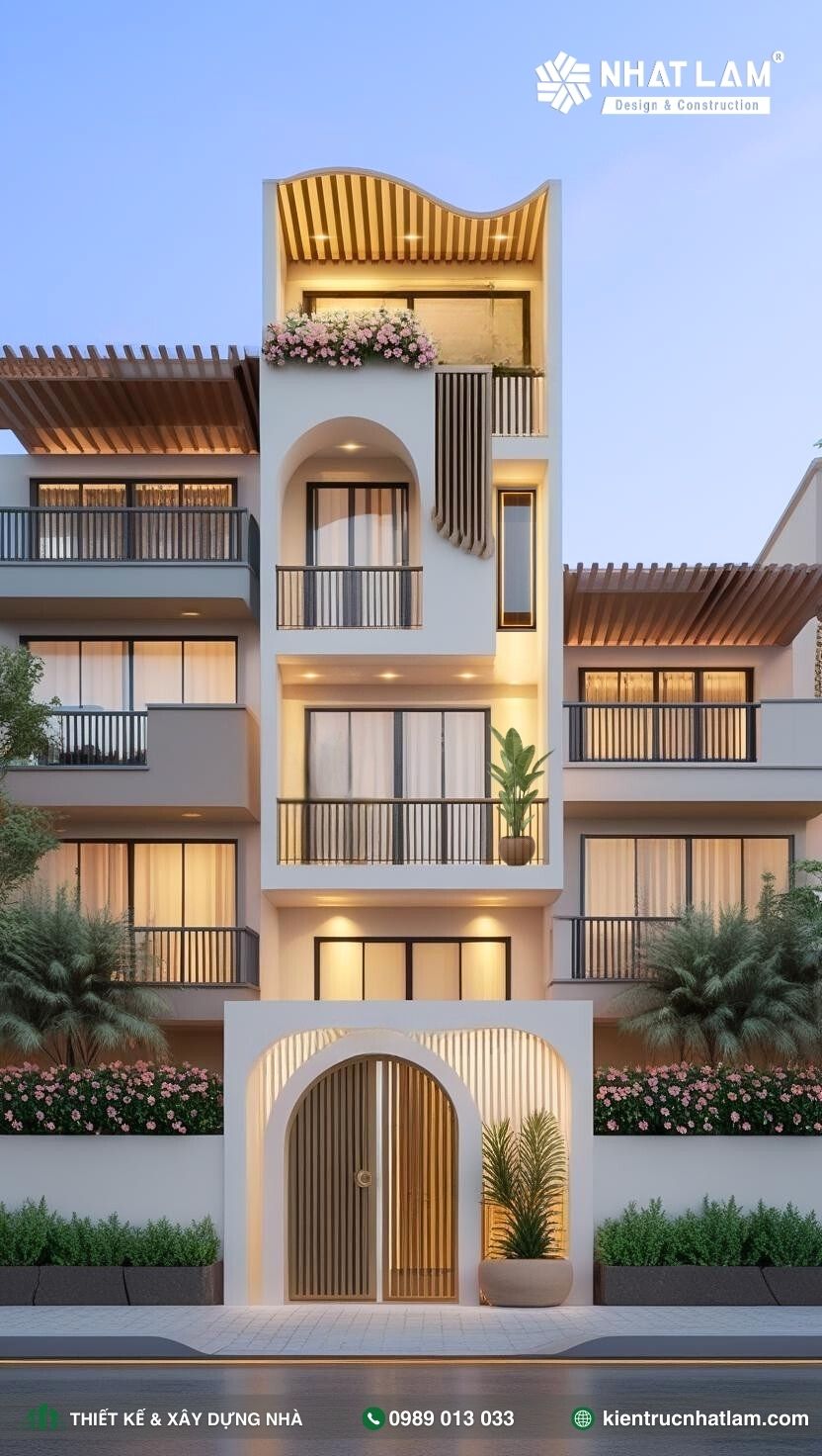Mẫu Nhà Phố 4 Tầng – Mẫu 81