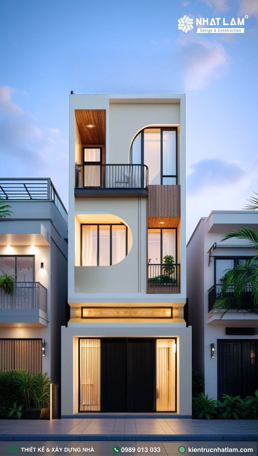 Mẫu Nhà 3 Tầng Đẹp – Mẫu 44