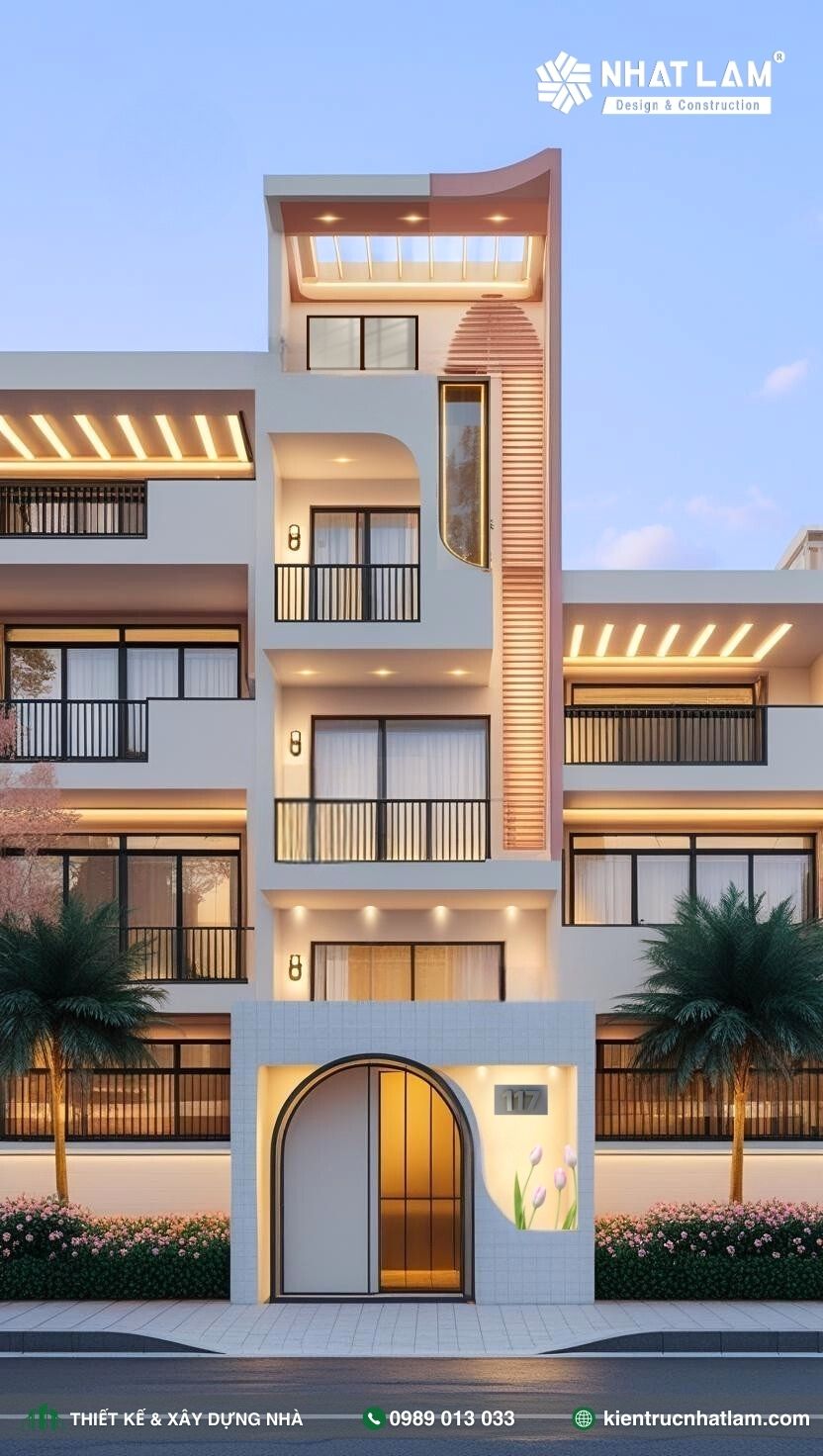 Mẫu Nhà Phố 4 Tầng – Mẫu 82