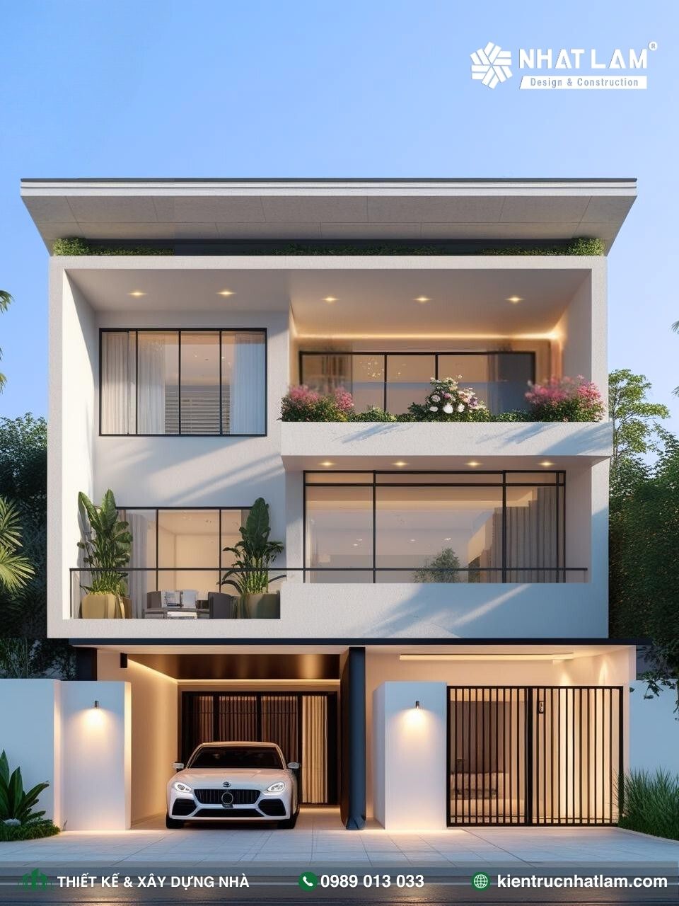 Mẫu Biệt Thự 3 Tầng – Mẫu 31