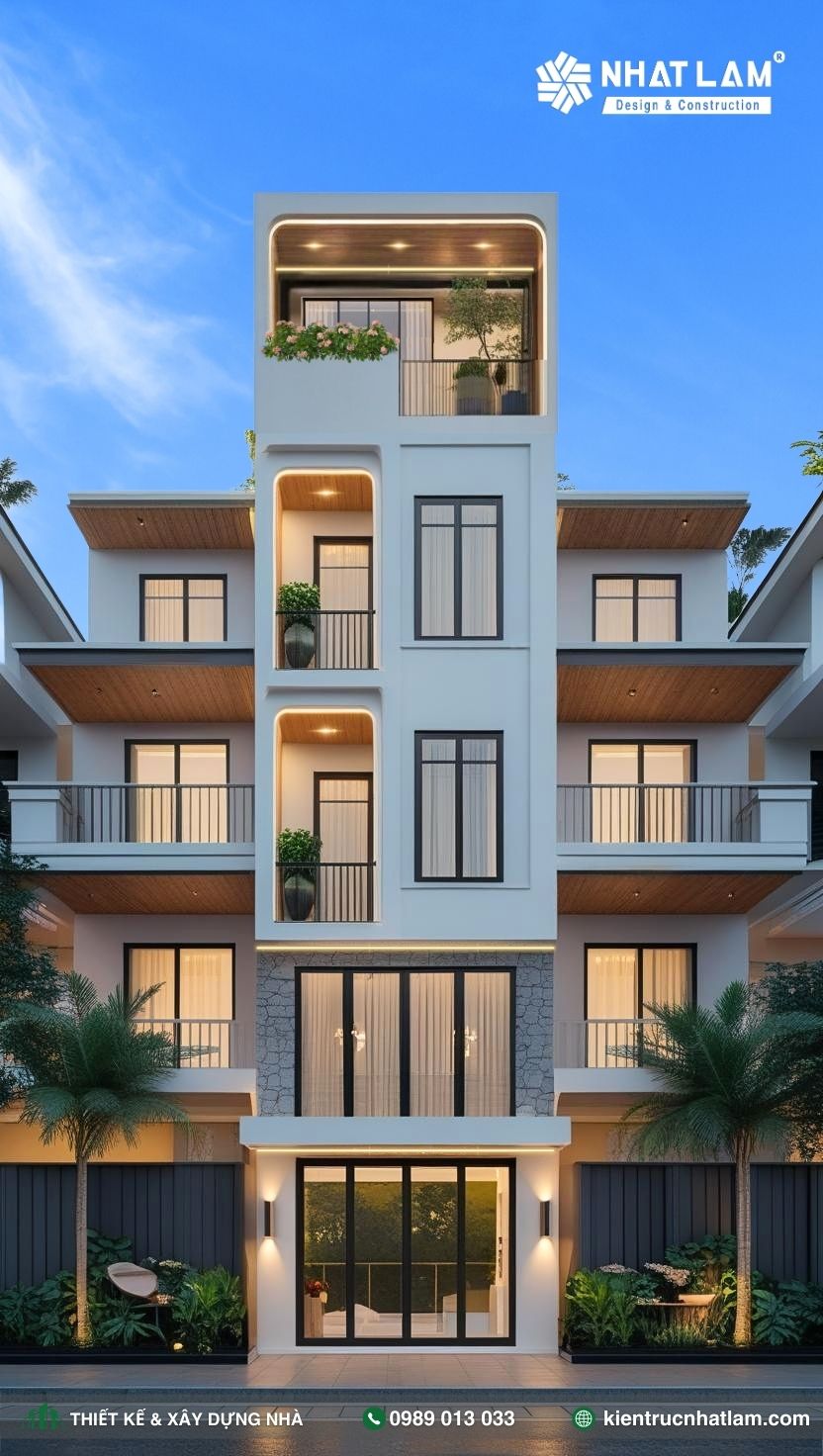 Mẫu Nhà Phố 4 Tầng – Mẫu 98