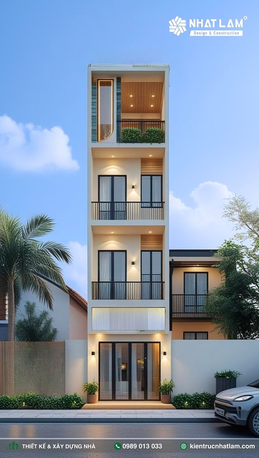 Mẫu Nhà Phố 4 Tầng – Mẫu 99