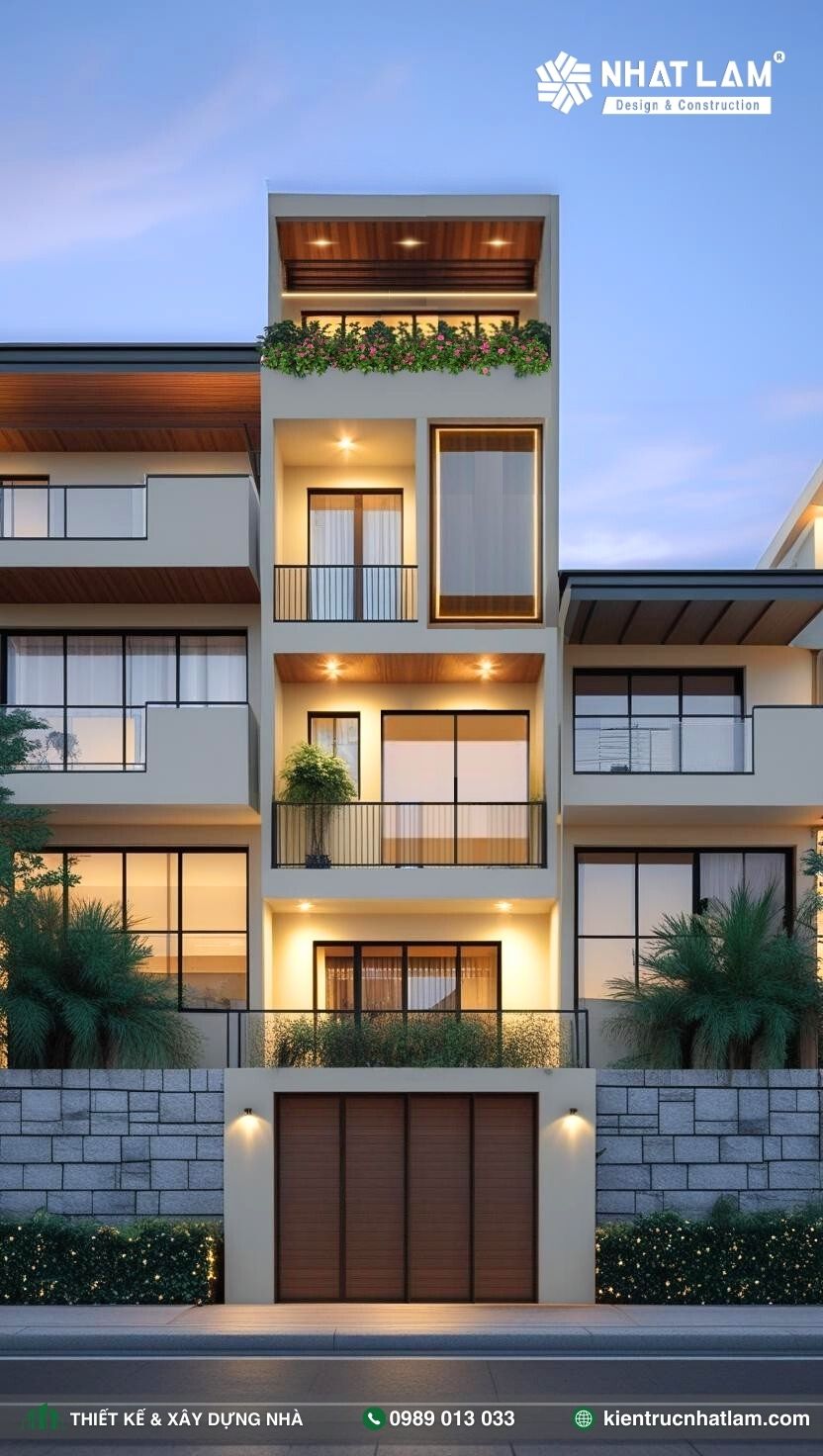 Mẫu Nhà Phố 4 Tầng – Mẫu 110