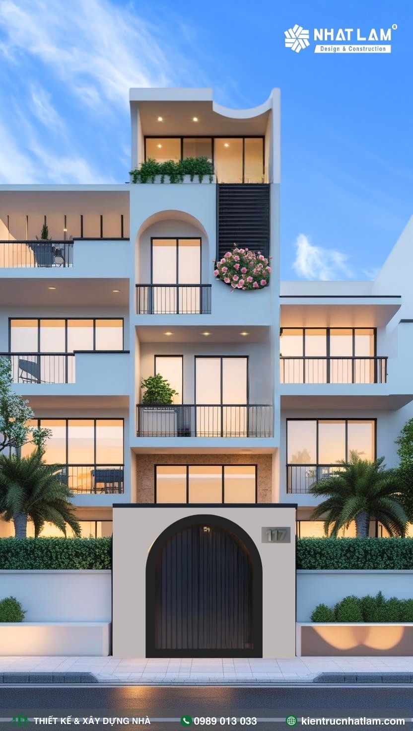 Mẫu Nhà 3 Tầng 1 Tum – Mẫu 08