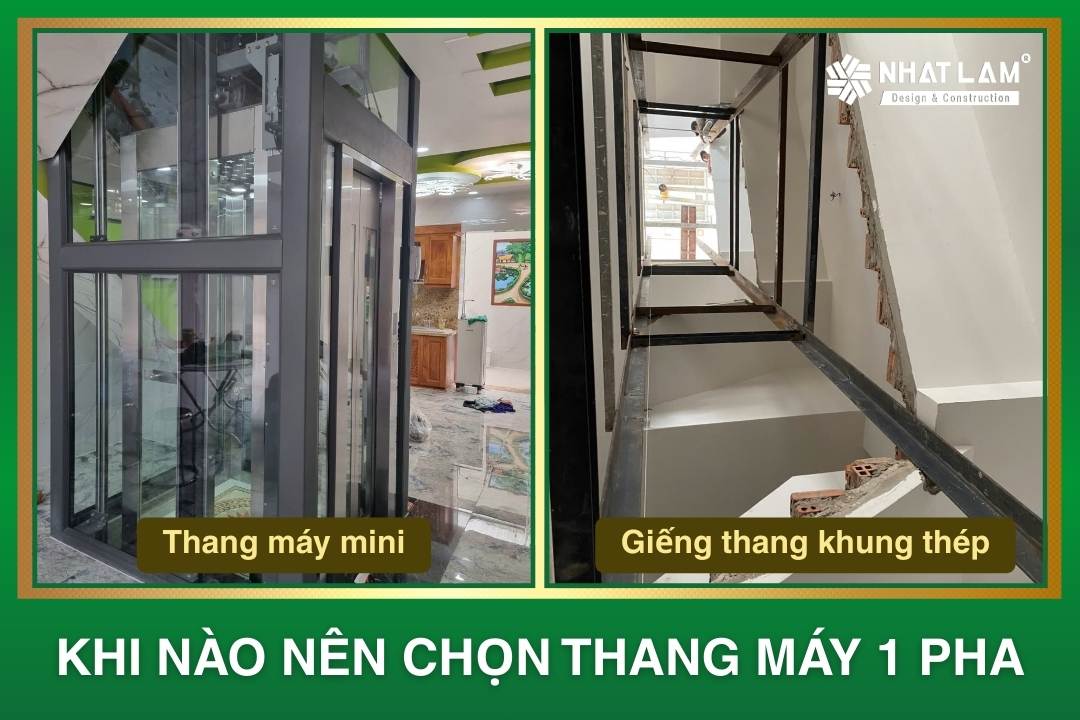 Thang Máy Dùng Điện 1 Pha Là Gì ?Phù Hợp Với Loại Nhà Nào?