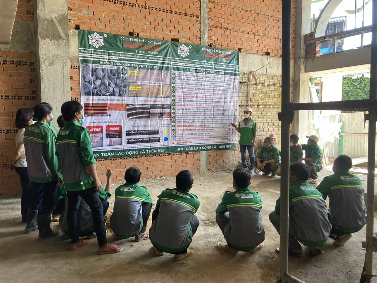 Học nội quy công trường Nhật Lam House